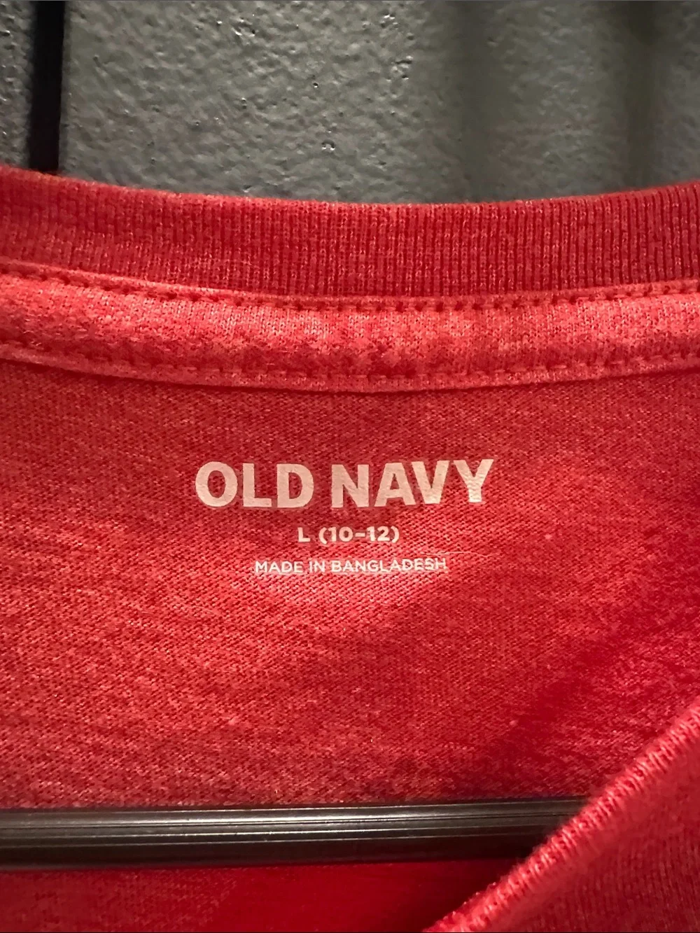 Old Navy Coral Short Sleeve Pocket Tee